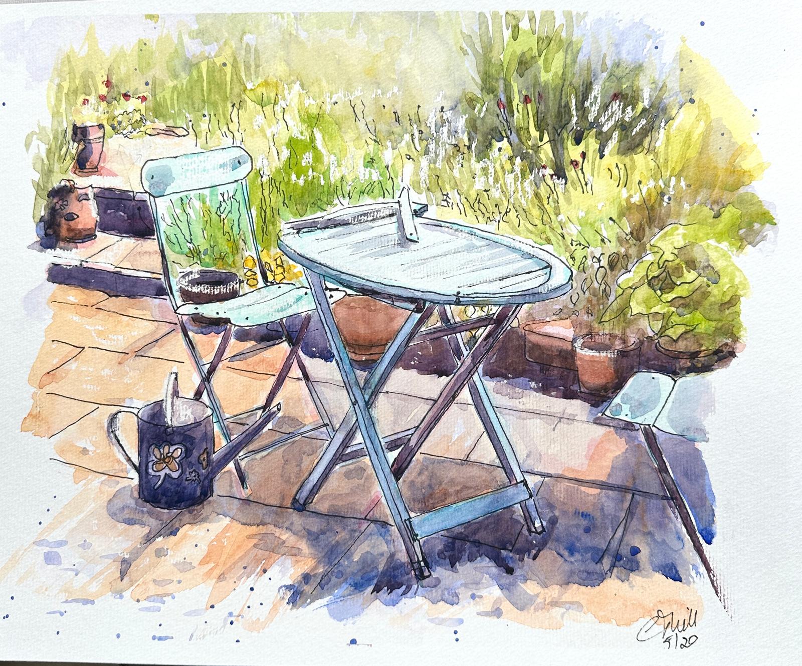 Painting 12 by Caroline J Hill
